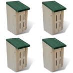 vidaXL Vlinderkast 14 x 15 x 22 cm (set van 4), Tuin en Terras, Verzenden, Nieuw