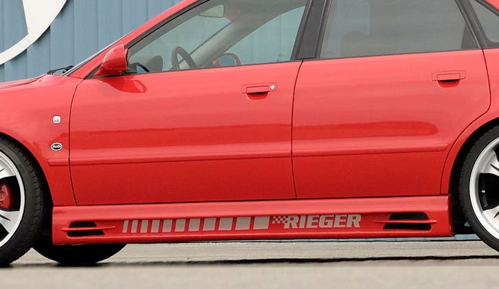 Rieger side skirt | A4 (B5): 11.94-98, 99-12.00 - Avant, Lim, Autos : Pièces & Accessoires, Carrosserie & Tôlerie, Envoi