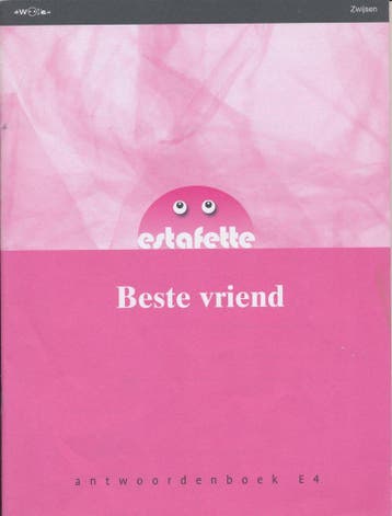 Estafette nieuw antwoordenboek E4 Beste vriend, Boeken, Verzenden, Nieuw