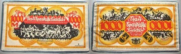 1000 Mark 1922-12-15 Stadtsparkasse Bielefeld, Postzegels en Munten, Verzenden