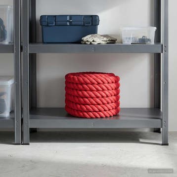 vidaXL Jute Touw 40 mm Rood 100% Tossa jute, Verzenden