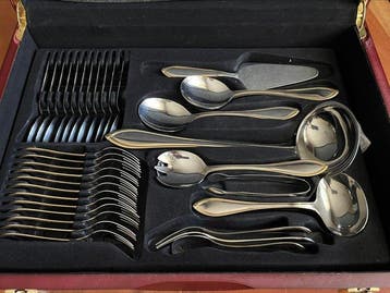 Mulex - Bestekset voor 12 personen (72) - Staal - 18/10, Antiek en Kunst