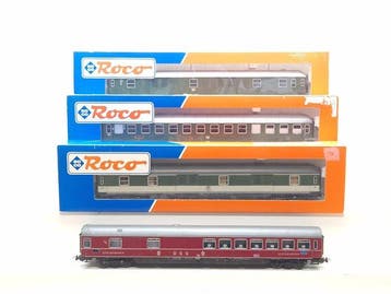 Roco H0 - 44398/44744/45004/45302 - Modeltrein personenwagen, Nieuw