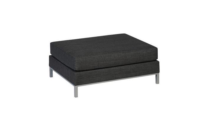 Exotan Casablanca footstool black |, Tuin en Terras, Tuinsets en Loungesets