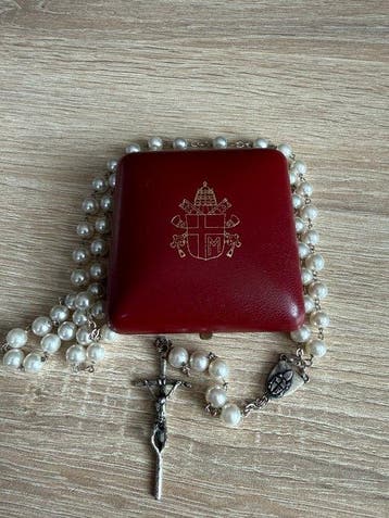Pape Jean-Paul II - Rosaire de laudience privée - Béni par