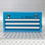 Datona Gereedschapskist met drie lades - blauw - Datona, Ophalen of Verzenden