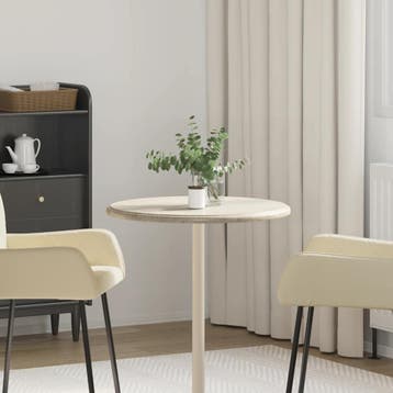 vidaXL Tafelblad Ø60x2,5 cm marmer grijs, Verzenden, Nieuw