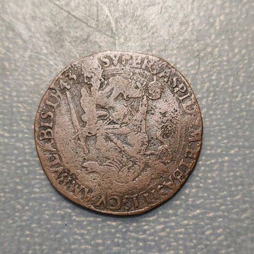 Les Pays-Bas espagnols. Charles I. Jeton 1543. Brujas