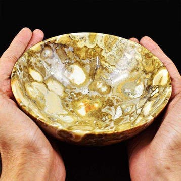 Beeld, No Reserve - Rare Cobra Jasper Crystal Bowl -