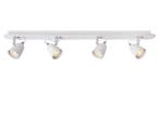 Veiling - Lucide plafondspot Ride-LED 4x5W wit, Huis en Inrichting, Lampen | Spots, Nieuw