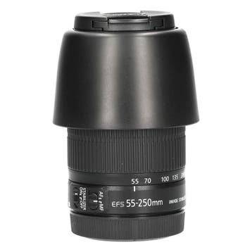 Canon EF-S 55-250mm f/4-5.6 IS II met garantie, Ophalen of Verzenden, Gebruikt