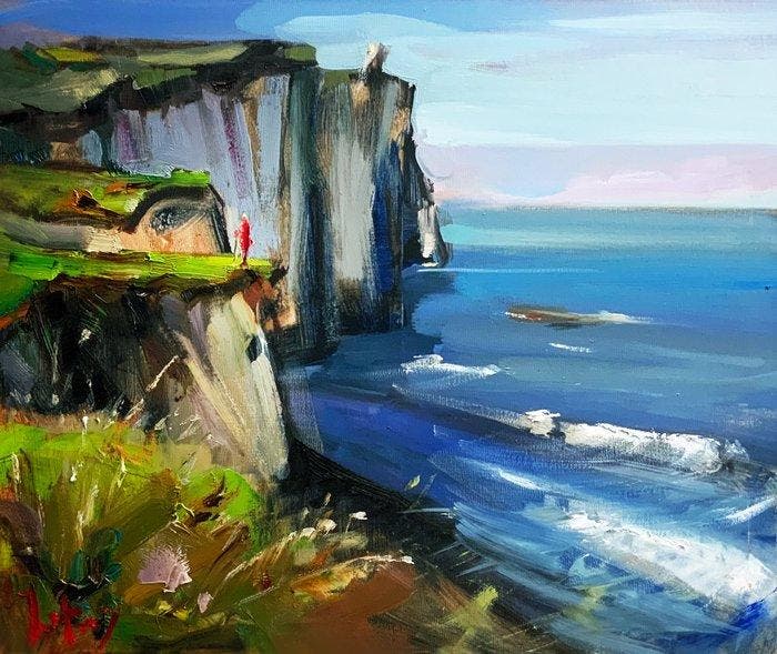 Jurij Frey - Ufer, Antiek en Kunst, Kunst | Schilderijen | Modern