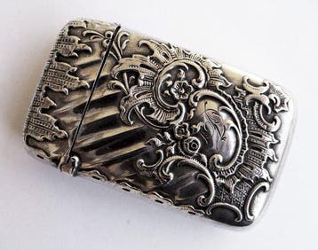 Ornate Silver - Luciferhouder - Duitsland 1880