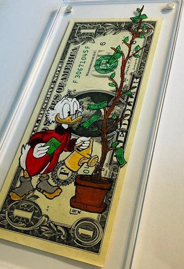 Lex (1979) - Uncle Scrooge “ I love growing money “ Dollar
