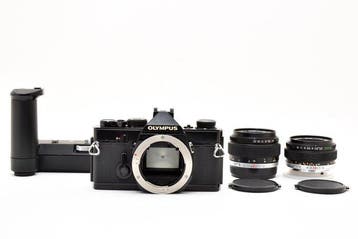 Olympus OM-1 black + Winder 2 + Zuiko 1.8/50mm + Zuiko MC