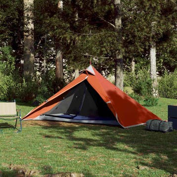 vidaXL Hangende tipi tent 1-persoons waterdicht oranje, Verzenden