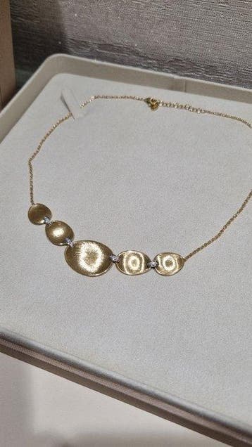 Marco Bicego - Halsketting - 18 karaat Geel goud - 0.10ct., Nieuw