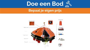 Bieden: Zodiac XTREM 10 person SOLAS certified inflatable l, Ophalen of Verzenden, Nieuw