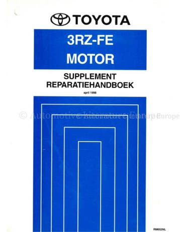 1998 TOYOTA HIACE 3RZ-FE MOTOR (SUPPLEMENT)