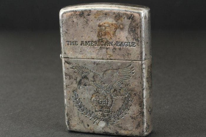 Zippo - The American Eagle - Zakaansteker - metaal, Verzamelen, Rookartikelen, Aanstekers en Luciferdoosjes