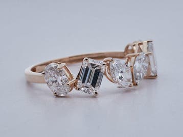 Zonder minimumprijs - Ring - 14 karaat Geel goud - 2.18ct., Nieuw