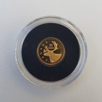 Canada. 25 cents 2010 Caribou (Zonder minimumprijs)