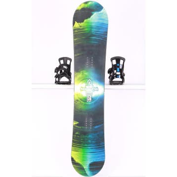 156 snowboard BEACH MOUNTAIN RADAR WIDE, Black/green, Flat/R, Verzenden