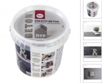 Creatief Beton 2,5 kilo grootverpakking, Nieuw