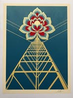 Shepard Fairey (OBEY) (1970) - Flower Power (Blue)