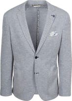 R2 Amsterdam Knitted Colbert Blauw maat Maat 48/50 (M) Heren, Vêtements | Hommes, Pulls & Vestes, Verzenden