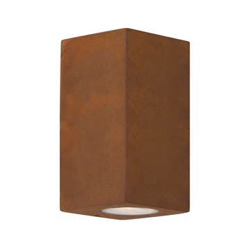 Wandverlichting modern Big Levi Up en Down Muurlamp Corten, Tuin en Terras, Verzenden, Nieuw
