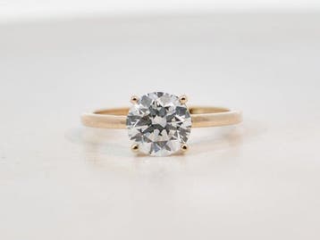 Zonder minimumprijs - Ring - 14 karaat Geel goud - 2.01ct., Nieuw