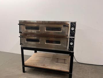 Combisteel Pizza Oven - 2 x 6 pizza inclusief gereedschap, Ophalen of Verzenden, Gebruikt, Combisteel