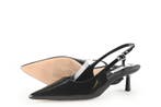 Steve Madden Slingbacks in maat 38 Zwart, Kleding | Dames, Schoenen, Verzenden, Zwart, Steve Madden, Zo goed als nieuw