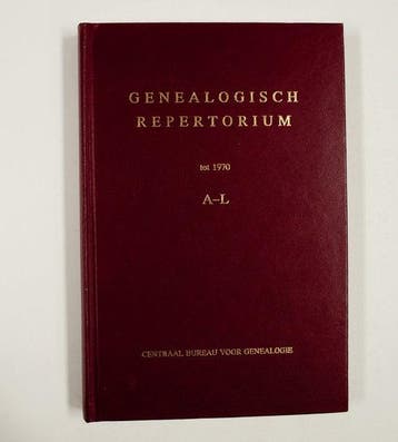 Genealogisch repertorium tot 1970, Boeken, Verzenden, Nieuw