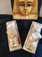 alabaster Sculpturen - Hoogte: 11.9 cm - Breedte: 7.8 cm-