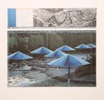 Christo - “The Umbrellas (blue) - Farboffset - Japan/USA