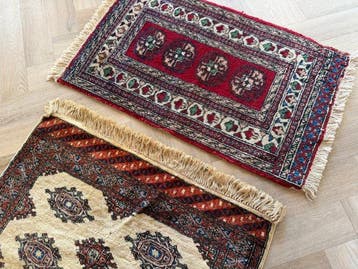 2 stuks Pakistan tapijt - no reserve price - handgeknoopt -, Huis en Inrichting, Nieuw