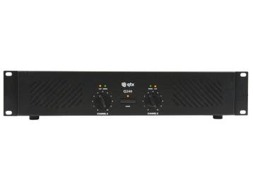 QTX Q240 Stereo Eindversterker 2 X 120 W Piek 19 Inch 2 HE, Musique & Instruments