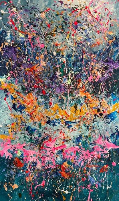 Ivanka Matiss - Symphony N:39 XXL, Antiek en Kunst, Kunst | Schilderijen | Modern