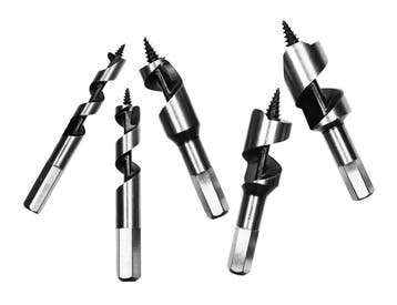 Set van 5 korte slangenboren (10, 13, 19, 22 en 25 mm, 10 c, Verzenden, Nieuw
