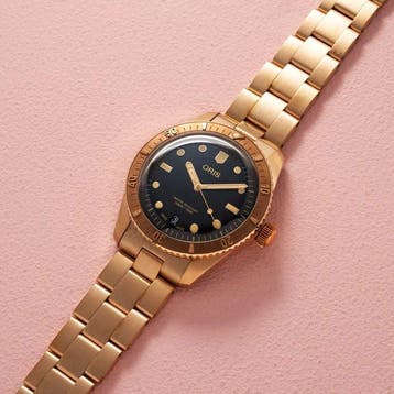 Oris - Divers Sixty-Five Cotton Candy Sepia - Full Bronze -, Bijoux, Sacs & Beauté