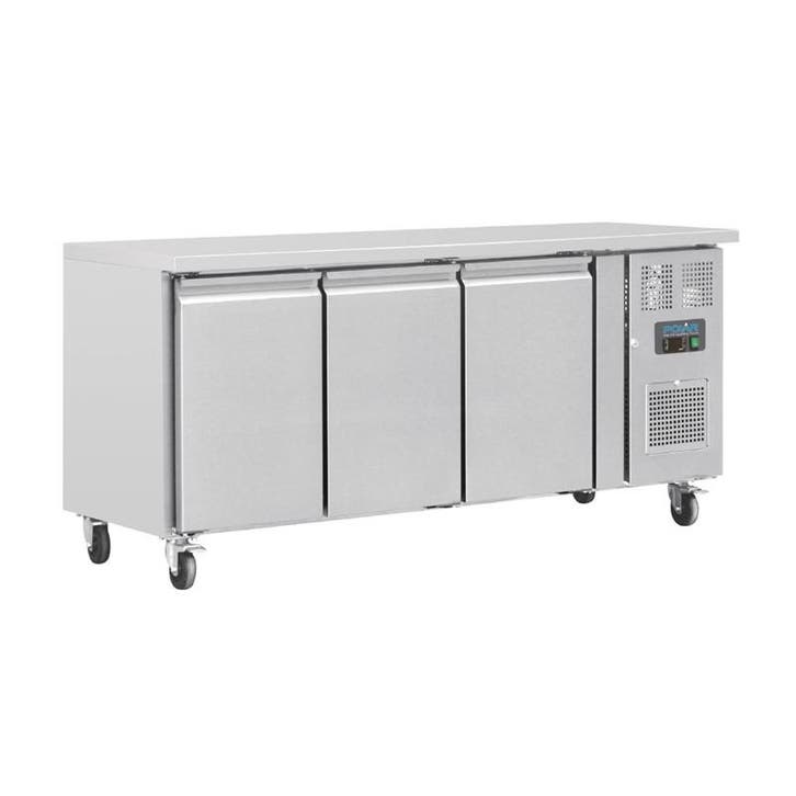 Polar U-serie 3-deurs koelwerkbank 339L, Zakelijke goederen, Horeca | Keukenapparatuur, Koelen en Vriezen, Verzenden