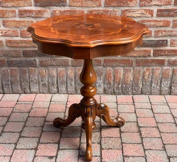 Tafel - Hout - Rococo-stijl - wijntafel