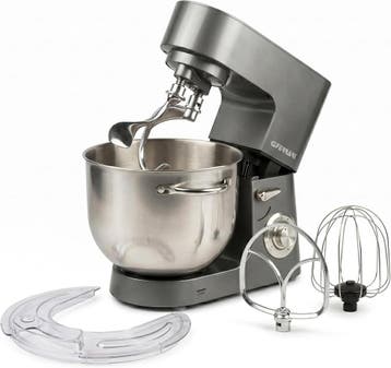 8L Food Processor Grijs: Tweede kansje, OP = OP!, 4 liter of meer, Verzenden, Zo goed als nieuw, 3 snelheden of meer