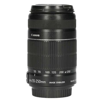 Canon EF-S 55-250mm f/4-5.6 IS II met garantie, Ophalen of Verzenden, Gebruikt