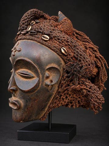 Masker - Masker Chokwe Mwana Pwo - DR Congo (Zonder, Antiek en Kunst