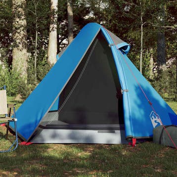 vidaXL Koepeltent 2-persoons waterdicht blauw, Verzenden