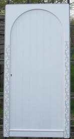 pvc buitendeur , voordeur ,deur 102 x 210 wit, Doe-het-zelf en Bouw, Deuren en Vliegenramen, 100 tot 120 cm, Kunststof, Nieuw