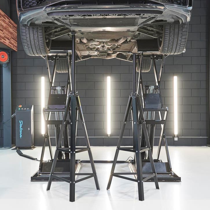 Datona Assteunen hoog 2 ton set - 2 stuks - maximale hoogte, Autos : Divers, Outils de voiture, Enlèvement ou Envoi